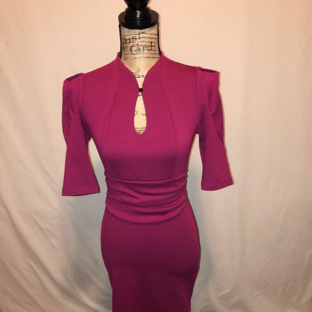 📸Fuchsia Retro📸 Dress Size Small
